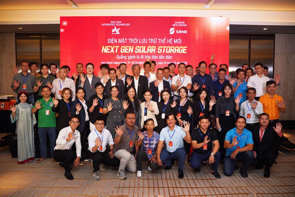 Sao Nam ký kết hợp tác chiến lược với SRNE, mở rộng giải pháp điện mặt trời lưu trữ tại TP.HCM