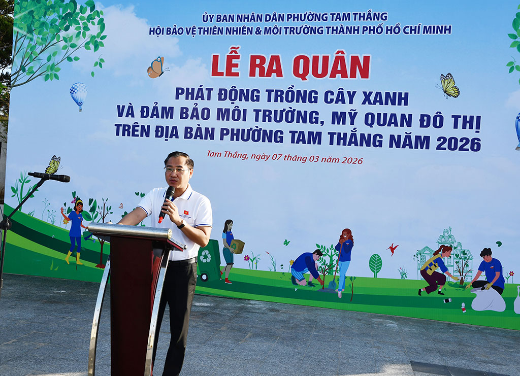 Phường Tam Thắng và HANE phát động trồng cây xanh, chung tay xây dựng không gian đô thị xanh – sạch – đẹp