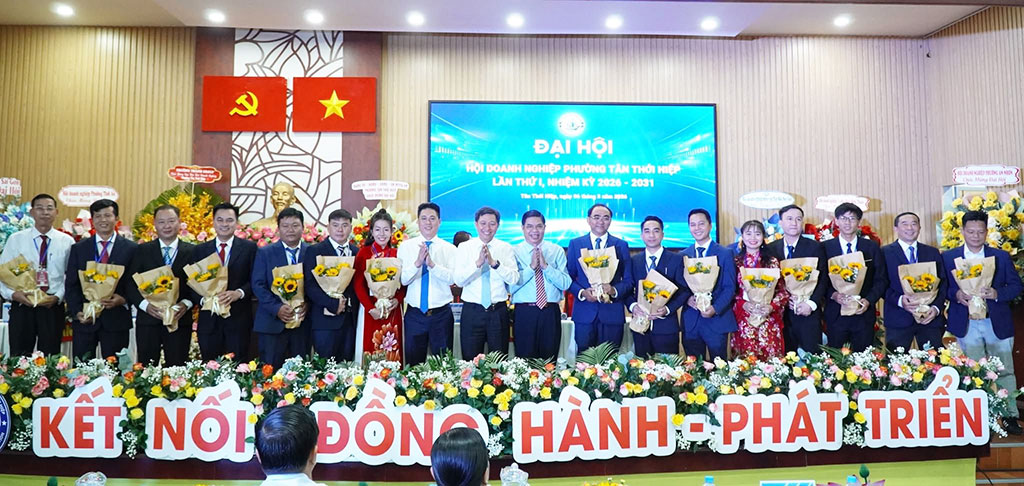 Đại hội Hội Doanh nghiệp phường Tân Thới Hiệp lần thứ I, nhiệm kỳ 2026 – 2031 thành công tốt đẹp