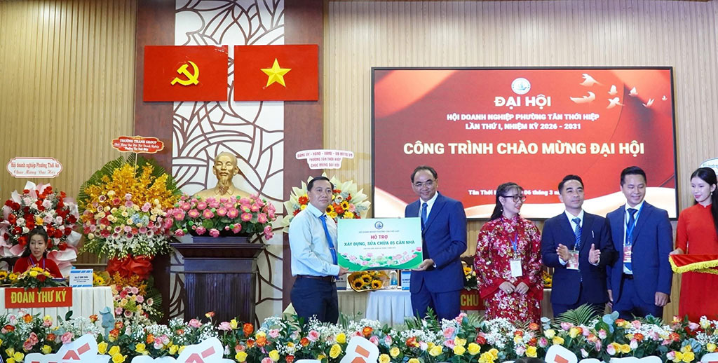Đại hội Hội Doanh nghiệp phường Tân Thới Hiệp lần thứ I, nhiệm kỳ 2026 – 2031 thành công tốt đẹp
