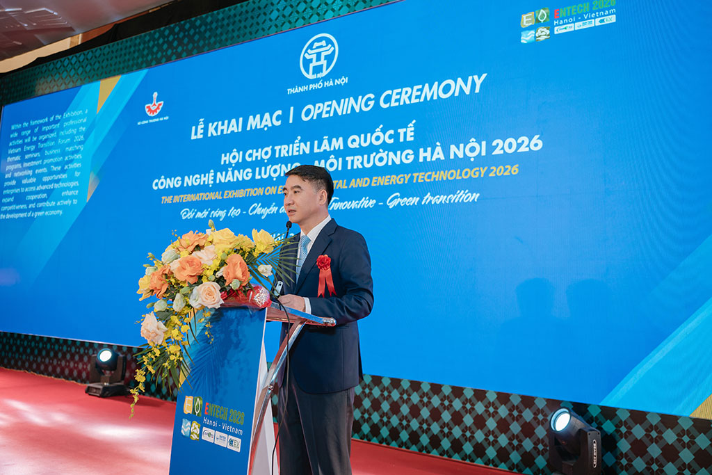 Khai mạc ENTECH HANOI 2026: Thúc đẩy phát triển năng lượng xanh và bền vững