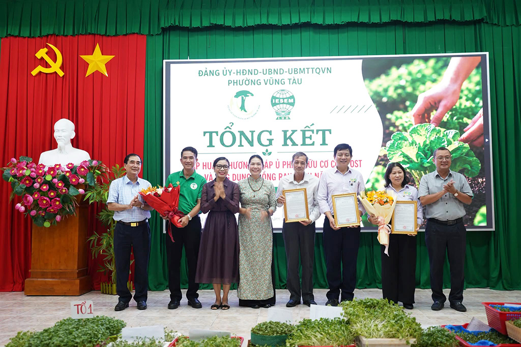 Biến rác hữu cơ thành tài nguyên: Mô hình xanh lan tỏa tại phường Vũng Tàu