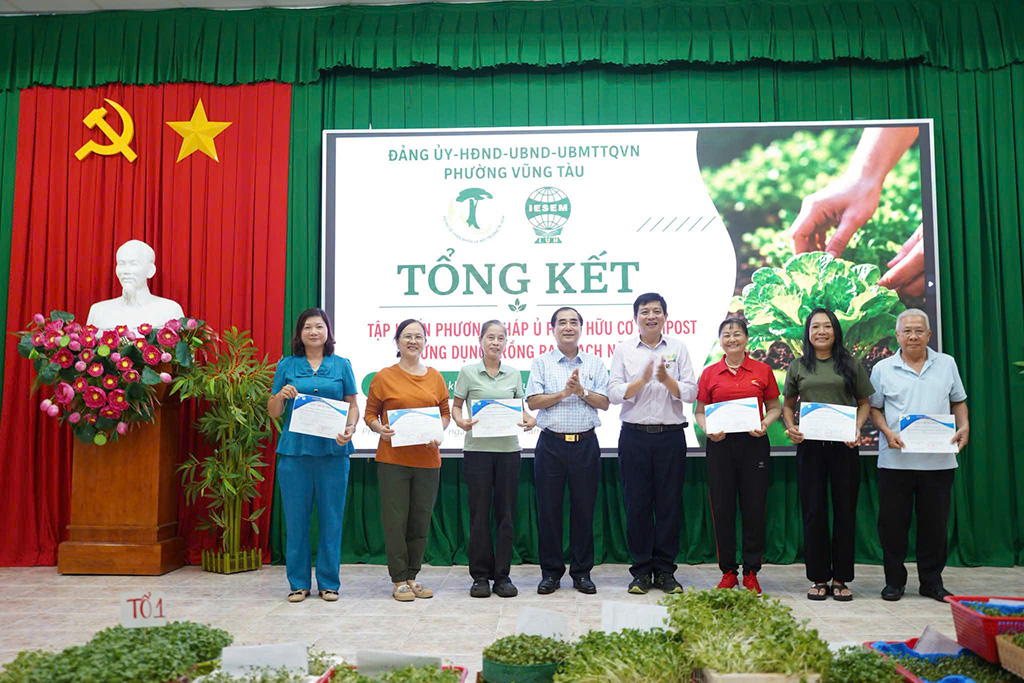 Biến rác hữu cơ thành tài nguyên: Mô hình xanh lan tỏa tại phường Vũng Tàu