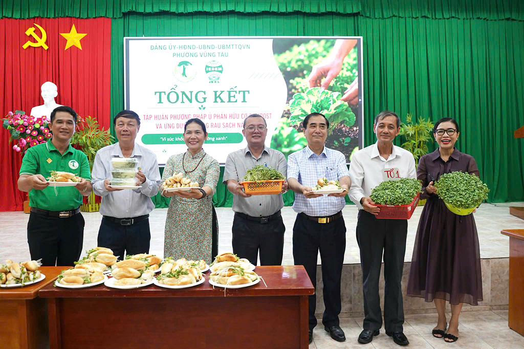 Biến rác hữu cơ thành tài nguyên: Mô hình xanh lan tỏa tại phường Vũng Tàu